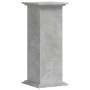 Soportes de plantas madera ingeniería gris hormigón 33x33x80 cm en Soportes para macetas | Comprar online en Foru.es