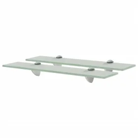 Estantes flotantes 2 unidades vidrio 8 mm 50x20 cm de vidaXL, Estantes y estanterías - Ref: Foro24-3051536, Precio: 35,95 €, ...