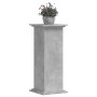 Soportes de plantas madera ingeniería gris hormigón 33x33x80 cm en Soportes para macetas | Comprar online en Foru.es