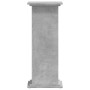 Soportes de plantas madera ingeniería gris hormigón 33x33x80 cm en Soportes para macetas | Comprar online en Foru.es