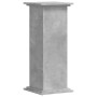 Soportes de plantas madera ingeniería gris hormigón 33x33x80 cm en Soportes para macetas | Comprar online en Foru.es