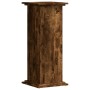 Soportes de plantas madera ingeniería roble ahumado 33x33x80 cm en Soportes para macetas | Comprar online en Foru.es