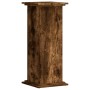 Soportes de plantas madera ingeniería roble ahumado 33x33x80 cm en Soportes para macetas | Comprar online en Foru.es