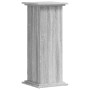 Soportes de plantas madera ingeniería gris Sonoma 33x33x80 cm en Soportes para macetas | Comprar online en Foru.es