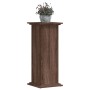 Soportes de plantas madera ingeniería marrón roble 33x33x80 cm en Soportes para macetas | Comprar online en Foru.es
