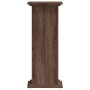 Soportes de plantas madera ingeniería marrón roble 33x33x80 cm en Soportes para macetas | Comprar online en Foru.es