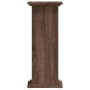 Soportes de plantas madera ingeniería marrón roble 33x33x80 cm en Soportes para macetas | Comprar online en Foru.es