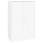 Mueble zapatero de madera contrachapada blanco 60x35x92 cm de vidaXL, Zapateros y organizadores de calzado - Ref: Foro24-8089...