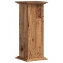 Soportes de plantas madera ingeniería envejecida 33x33x80 cm en Soportes para macetas | Comprar online en Foru.es