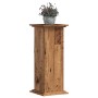 Soportes de plantas madera ingeniería envejecida 33x33x80 cm en Soportes para macetas | Comprar online en Foru.es
