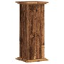 Soportes de plantas madera ingeniería envejecida 33x33x80 cm en Soportes para macetas | Comprar online en Foru.es