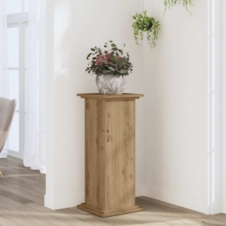 Soportes de planta madera ingeniería roble artisian 33x33x80 cm en Soportes para macetas | Comprar online en Foru.es
