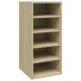 Muebles zapateros 2 uds contrachapado roble Sonoma 31,5x35x70cm de vidaXL, Zapateros y organizadores de calzado - Ref: Foro24...