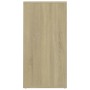 Muebles zapateros 2 uds contrachapado roble Sonoma 31,5x35x70cm de vidaXL, Zapateros y organizadores de calzado - Ref: Foro24...