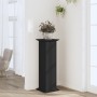 Soportes para plantas madera de ingeniería negro 33x33x100 cm en Soportes para macetas | Comprar online en Foru.es