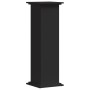 Soportes para plantas madera de ingeniería negro 33x33x100 cm en Soportes para macetas | Comprar online en Foru.es