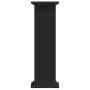 Soportes para plantas madera de ingeniería negro 33x33x100 cm en Soportes para macetas | Comprar online en Foru.es