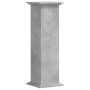 Soportes de plantas madera ingeniería gris hormigón 33x33x100cm en Soportes para macetas | Comprar online en Foru.es