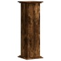Soportes de plantas madera ingeniería roble ahumado 33x33x100cm en Soportes para macetas | Comprar online en Foru.es