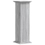 Soportes de plantas madera ingeniería gris Sonoma 33x33x100cm en Soportes para macetas | Comprar online en Foru.es