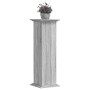 Soportes de plantas madera ingeniería gris Sonoma 33x33x100cm en Soportes para macetas | Comprar online en Foru.es