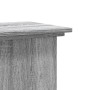 Soportes de plantas madera ingeniería gris Sonoma 33x33x100cm en Soportes para macetas | Comprar online en Foru.es