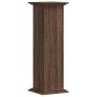 Soportes de plantas madera ingeniería marrón roble 33x33x100 cm en Soportes para macetas | Comprar online en Foru.es