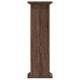 Soportes de plantas madera ingeniería marrón roble 33x33x100 cm en Soportes para macetas | Comprar online en Foru.es