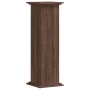 Soportes de plantas madera ingeniería marrón roble 33x33x100 cm en Soportes para macetas | Comprar online en Foru.es