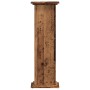 Soportes de plantas madera ingeniería envejecida 33x33x100 cm en Soportes para macetas | Comprar online en Foru.es
