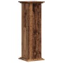 Soportes de plantas madera ingeniería envejecida 33x33x100 cm en Soportes para macetas | Comprar online en Foru.es