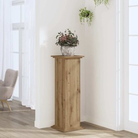 Soportes de planta madera ingeniería roble artisian 33x33x100cm en Soportes para macetas | Comprar online en Foru.es
