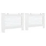 Cubiertas para radiador 2 unidades MDF blanco 112x19x81,5 cm de vidaXL, Accesorios para radiadores de calefacción - Ref: Foro...