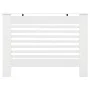 Cubiertas para radiador 2 unidades MDF blanco 112x19x81,5 cm de vidaXL, Accesorios para radiadores de calefacción - Ref: Foro...