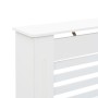 Cubiertas para radiador 2 unidades MDF blanco 112x19x81,5 cm de vidaXL, Accesorios para radiadores de calefacción - Ref: Foro...