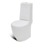 Juego de váter WC y bidé de cerámica blanca de vidaXL, Baños y bidés - Ref: Foro24-270059, Precio: 409,55 €, Descuento: %
