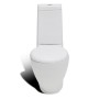 Juego de váter WC y bidé de cerámica blanca de vidaXL, Baños y bidés - Ref: Foro24-270059, Precio: 409,55 €, Descuento: %