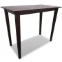 Mesa de bar y 4 taburetes de barra madera marrón de vidaXL, muebles para cocinas y comedores - Ref: Foro24-271833, Precio: 37...