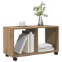 Armario con ruedas madera ingeniería artisian 72x33x42,5 cm en Mesas auxiliares | Comprar online en Foru.es