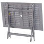 Juego de comedor de jardín 5 pzas madera maciza de acacia gris de vidaXL, Conjuntos de jardín - Ref: Foro24-278921, Precio: 2...