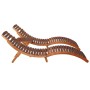 Set de tumbonas con mesita 3 piezas madera maciza de acacia de vidaXL, Tumbonas - Ref: Foro24-279160, Precio: 301,00 €, Descu...