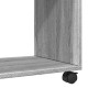 Mesa auxiliar con ruedas madera gris Sonoma 70x35x60 cm en Mesas auxiliares | Comprar online en Foru.es