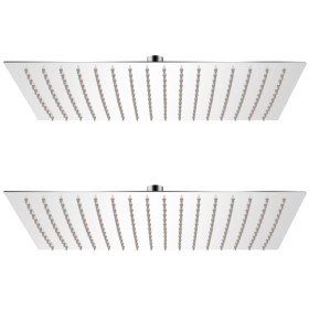 Cabezal de ducha efecto lluvia 2 pzs acero inoxidable 30x40 cm de vidaXL, Cabezales de ducha - Ref: Foro24-275945, Precio: 79...