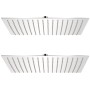 Cabezal de ducha efecto lluvia 2 pzs acero inoxidable 30x40 cm de vidaXL, Cabezales de ducha - Ref: Foro24-275945, Precio: 79...