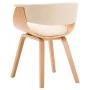 Dining chairs 2 pcs curved wood and cream synthetic leather by vidaXL, dining chairs - Ref: Foro24-278730, Price: 421,04 €, D...