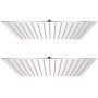 Cabezal de ducha efecto lluvia 2 uds acero inoxidable 40x40 cm de vidaXL, Cabezales de ducha - Ref: Foro24-275942, Precio: 93...
