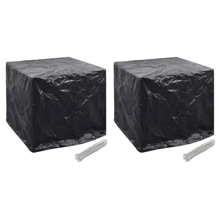 Funda de depósito de agua de jardín 2 uds 8 ojales 116x100x8 cm de vidaXL, Fundas para muebles de jardín - Ref: Foro24-279126...