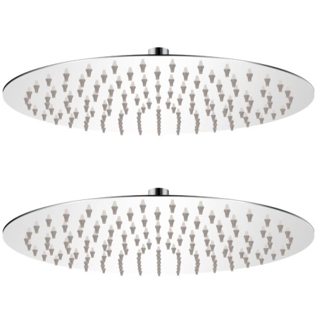 Cabezal de ducha efecto lluvia 2 pzs acero inoxidable Ø 30 cm de vidaXL, Cabezales de ducha - Ref: Foro24-275936, Precio: 44,...