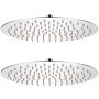 Cabezal de ducha efecto lluvia 2 pzs acero inoxidable Ø 30 cm de vidaXL, Cabezales de ducha - Ref: Foro24-275936, Precio: 44,...