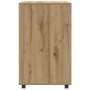 Armario con ruedas madera ingeniería roble artisian 60x48x81 cm en Armarios archivadores | Comprar online en Foru.es